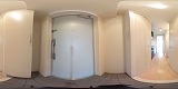 メゾンクレールⅢ玄関の360度パノラマビューのサムネイル