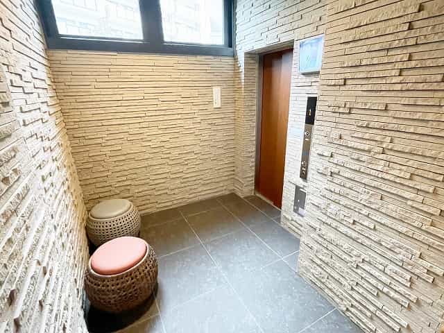 エスリードカレッジゲート南草津外観、共用部写真